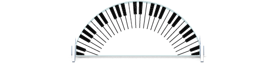 Fillers > Half Round Filler > Piano Keys