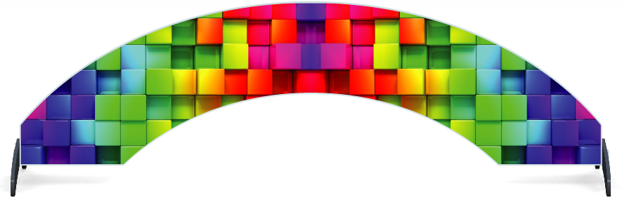Fillers > Arch Filler > Rainbow Cubes