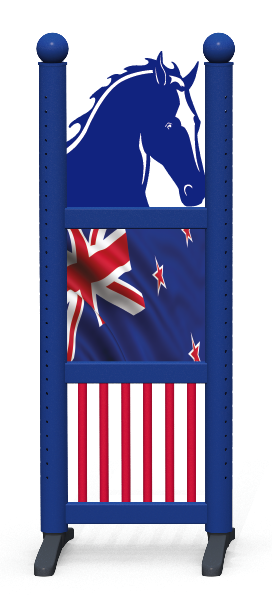Wing > Combi Horse Head > New Zealand Flag