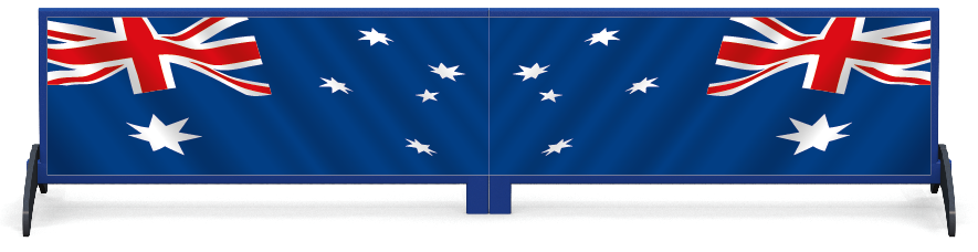 Fillers > Standing Solid Filler > Australian Flag