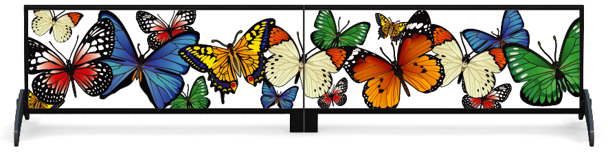Fillers > Standing Solid Filler > Butterflies