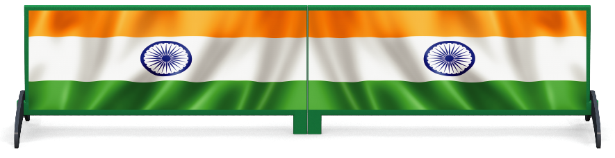 Fillers > Standing Solid Filler > Indian Flag